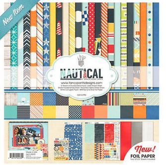 nautical scrapbooking paper