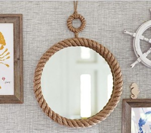 nautical rope mirror