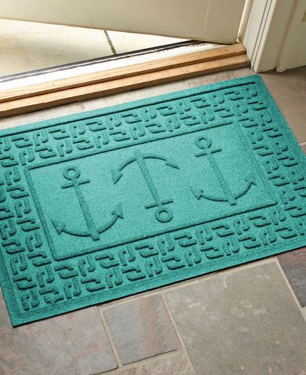 anchor print doormat