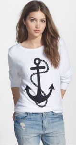womens anchor shirt