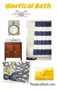 nautical bathroom mood board
