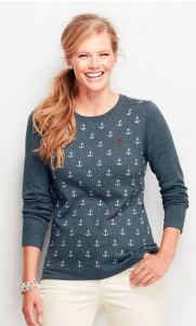 women's anchor sweater