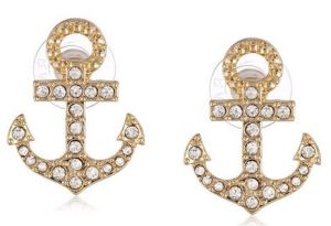 anchor earrings
