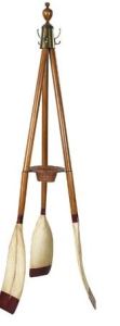 boat oars coat rack