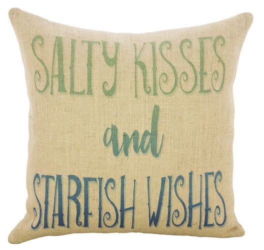 salt kisses pillow