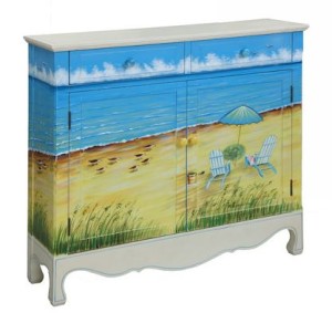 beachy cupboard
