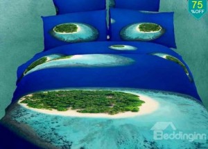 tropical islands bedding