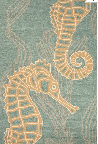 seahorse rug