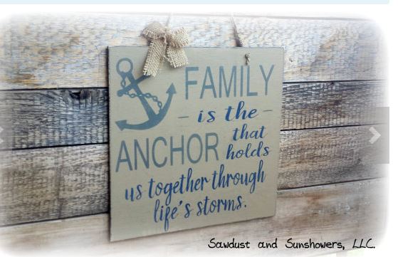 family is the anchor art